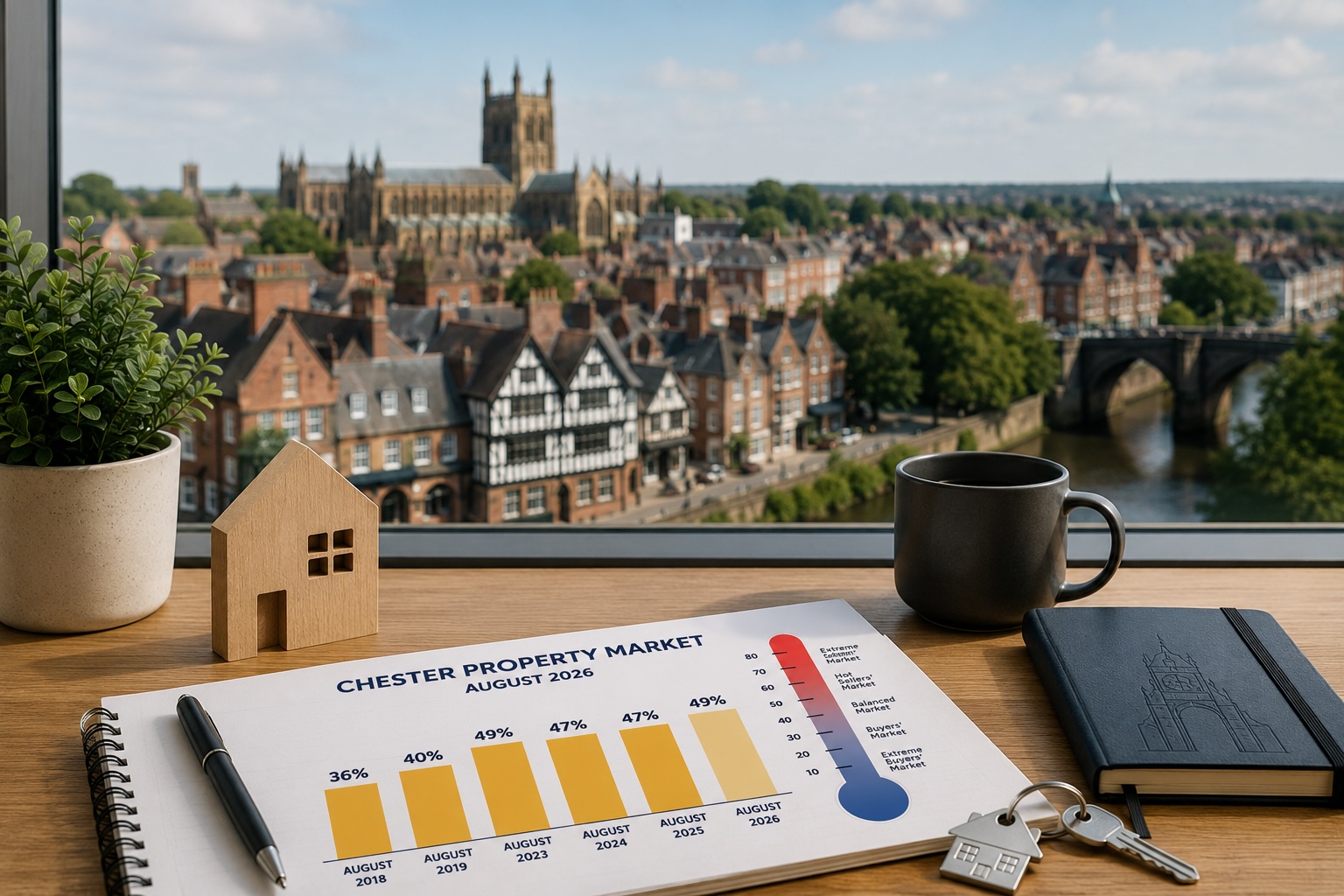 Chester property market August 2026 with housing market sales data